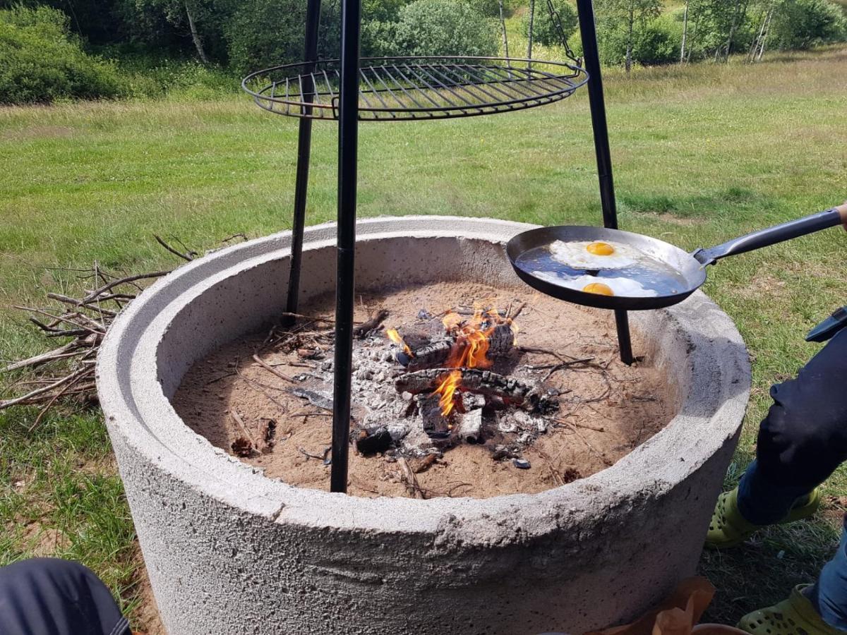 Sandfallet Glamping Laholm Buitenkant foto