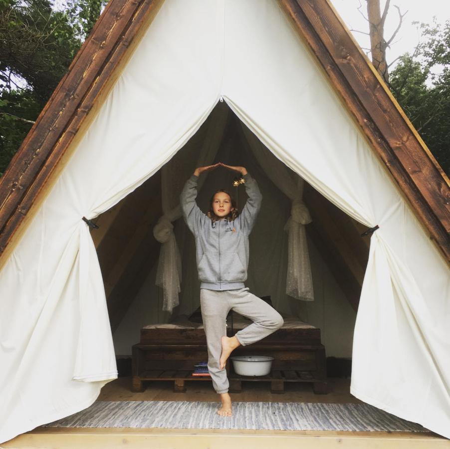 Sandfallet Glamping Laholm Buitenkant foto